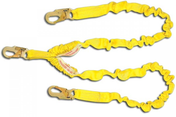 Shock Absorbing Lanyards - Dual Leg Elastic Tubular (100% Tie-Off) 420AS