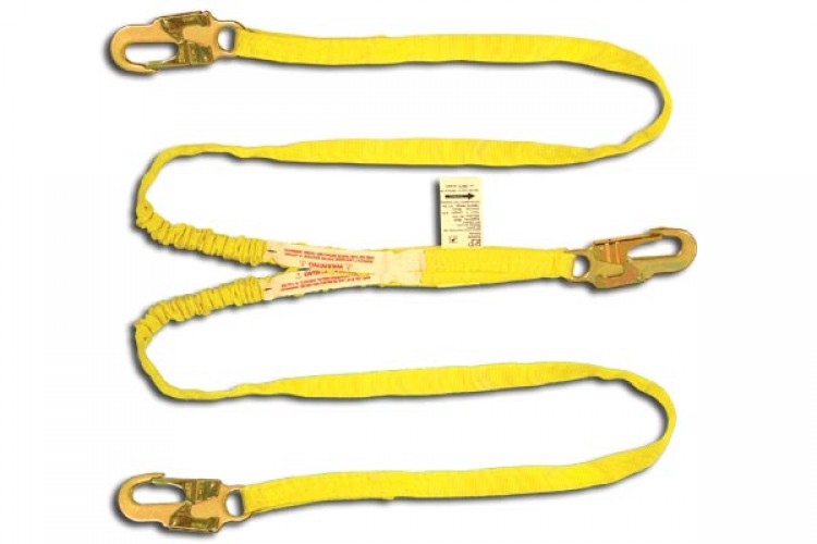 Shock Absorbing Lanyards - Dual Leg Tubular (100% Tie-Off) 420A