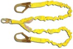 Shock Absorbing Lanyards - Dual Leg Elastic Tubular (100% Tie-Off) 424AS