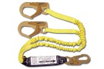 Shock Absorbing Lanyards - Dual Leg Elastic Pack-Style (100% Tie-Off) 442ASN