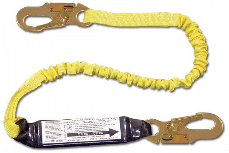 Shock Absorbing Lanyards - Elastic Pack-Style 450AS