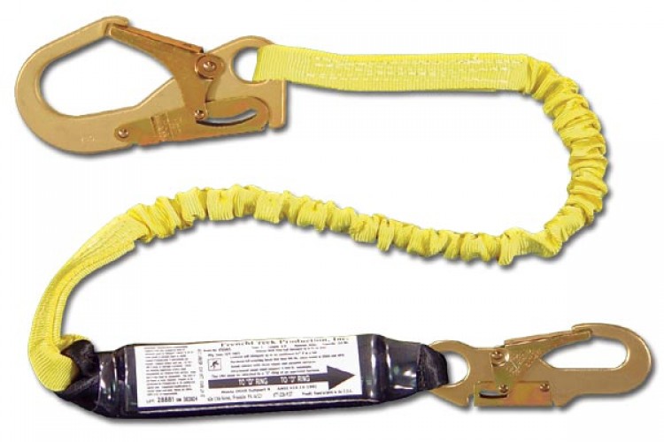 Shock Absorbing Lanyards - Elastic Pack-Style 452ASN