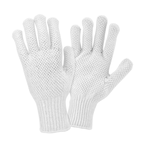 West Chester Protective Gear K708SKBSW Dotted String Knit Gloves