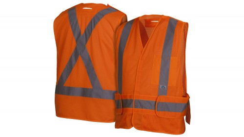 RCA2520X2 Orange Safety Vest