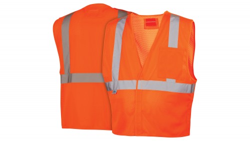 RVHL2520BRD Hi-Vis Orange Safety Vest