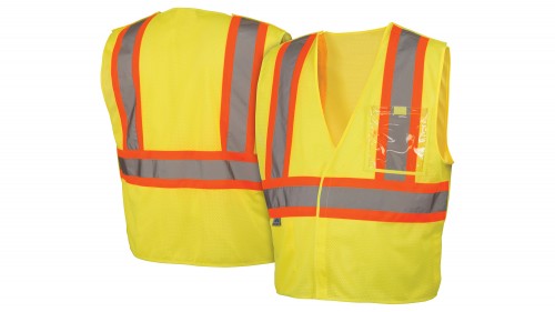 RVHL2710BR Hi-Vis Lime Safety Vest