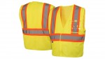 RVHL2710BR Hi-Vis Lime Safety Vest